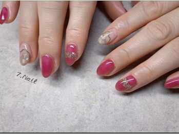 ナナネイル(7.Nail)/ニュアンス×ピンク