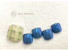 ネイルメゾン 梅田(NAIL MAISON)/メタリックオーロラチェック