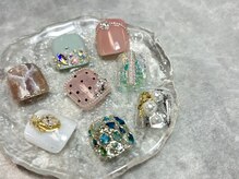 プティ アイビューティ 京橋店(peTiT eyebeauty)/親指アート　夏ネイル