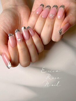 エリカローズネイル 天神本店/大人気！ガラスフレンチネイル