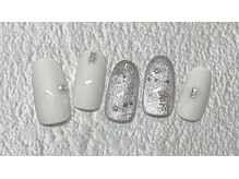 レイ(Lei)/Silver×White