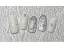 Silver×White