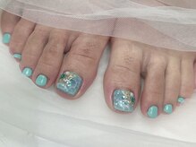 ジョアネイル(JOA Nail)/水面ネイル/夏/フット