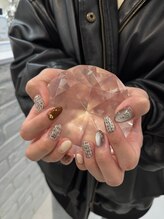 ジューシーネイル 天神店(Juicynail)/ツイードクリスマスネイル