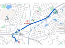 リカーレ 福津店/東福間駅からのルート