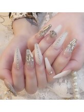 ローラネイル(Roller nail)/スカルプストーン乗せ放題¥12500