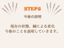 鍼灸院ひなた/STEP5 今後の説明