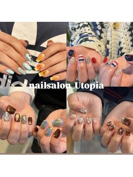 ユートピア(Utopia)の写真/新規オフ無料/持ち込みOK!オフ込み120分アートし放題初回¥7500☆こだわり派も満足の仕上がり◎