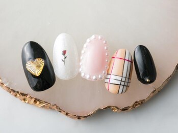 ネイルサロンウルラ(Ulula)/チェック柄ネイル♪