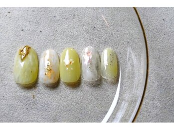 ルポネイル 高円寺(repos nail)/定額　ミラー　ニュアンスネイル