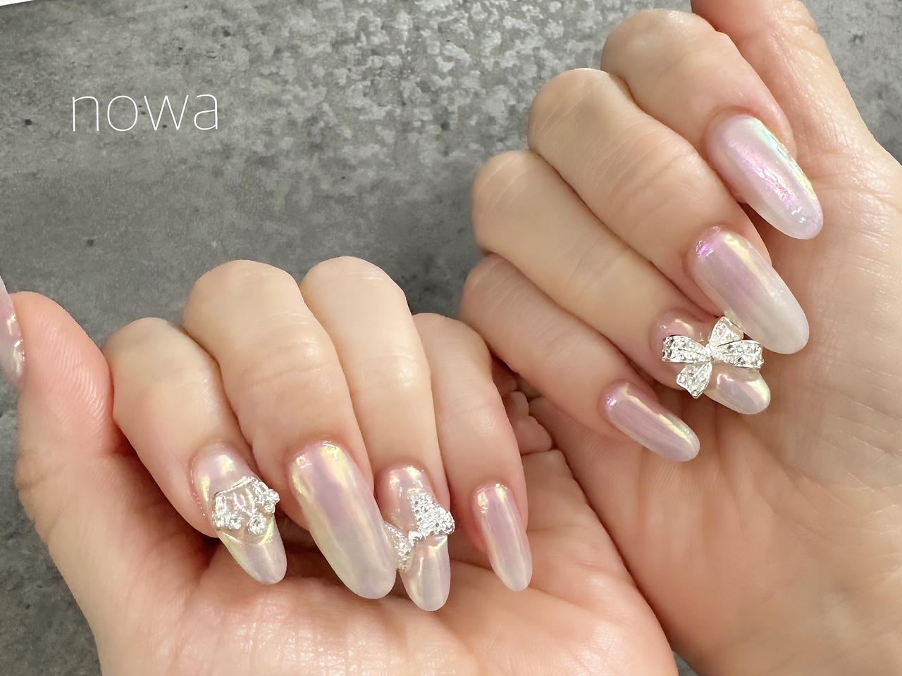 ノワ(nowa)/オーロラネイル×パーツ追加