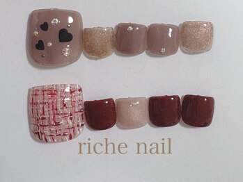 リッシュネイル 新百合ヶ丘店(riche nail)/Foot定額コース