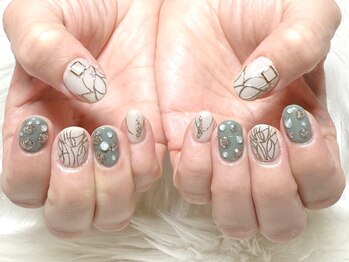 ネイルサロンブリス(nail salon Bliss)/☆高級感あるニュアンスネイル☆