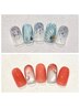 【ハンド】ペアデザイン☆大宮限定アートコース　¥7700