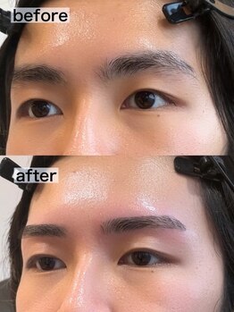 アルデオンワン セカンド(ARDEON.1 second)/【メンズ眉毛】Before/after