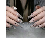 ココネイル 大塚店(coco nail)/黒色／ニュアンス／ミラー