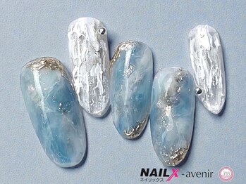 ネイリックス アヴェニール(NAILX avenir)/夏っぽ天然石ネイル