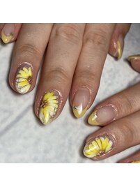 ひまわりネイル☆