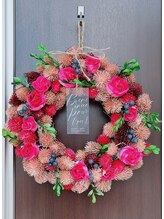 凜花/赤いリースが目印です♪