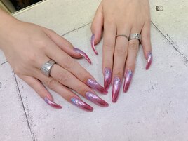 ロングミラーネイル