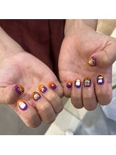エーナイン イオンモール苗穂店/持ち込みハロウィンネイル♪