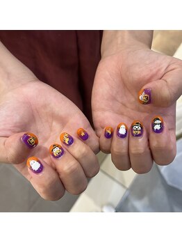 エーナイン イオンモール苗穂店/持ち込みハロウィンネイル♪
