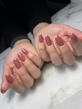 お上品に*ラメフレンチ♪