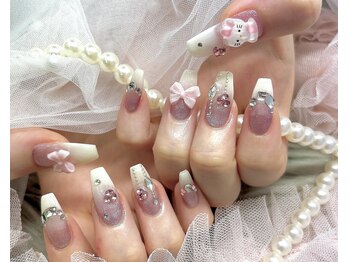 ネイル アリーズ セカンド(nail Allies 2nd)/冬ネイル 白グラデーション