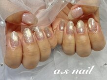 エーエスネイル(a.s nail)の雰囲気（enoiマグ☆角度で光が変わるニュアンス感が人気♪）
