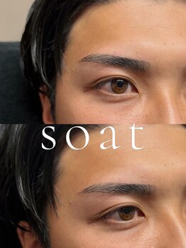 ソート 水戸(soat)の写真/オシャレは眉毛から！眉毛のムダ毛やお顔の産毛をWAX脱毛で自己処理を楽に◎肌トーンアップ垢抜け男子に◎