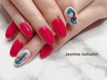 ジャスミンネイルサロン(Jasmine)/水彩ネイル