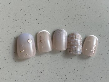 アイネイルズ 池袋店(I-nails)/ツイードグラデネイル