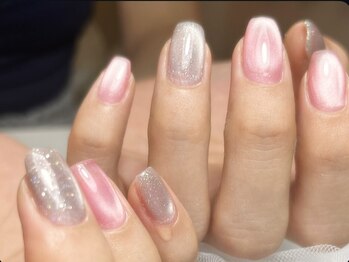 フリージア 門真店(freesia)の写真/SNSで大人気マグネット/ワンホンネイルも◎流行に敏感なオシャレ女子に♪指先を彩り、個性を表現！