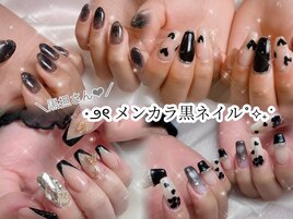 黒担の皆様！メンカラネイル