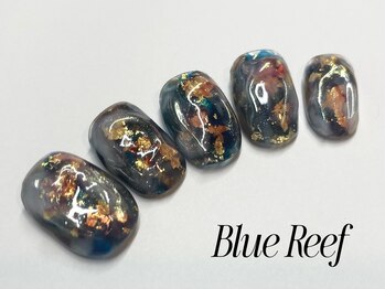 ニュアンス箔ネイル