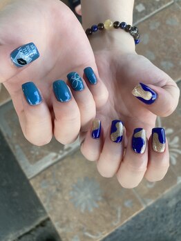 サフィールネイルサフィールネイル(Saphir nail)/アシメネイル