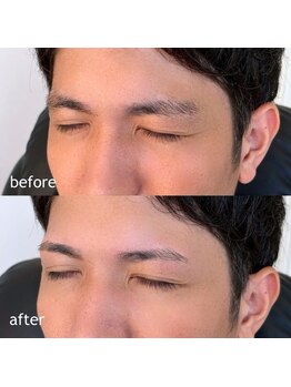 アルデオンワン セカンド(ARDEON.1 second)/【メンズ眉毛】Before/after