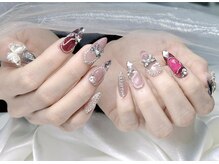ネイルズイロハ 池袋西口駅前店(NAILS 168)/チップ長さ出し アート やり放題