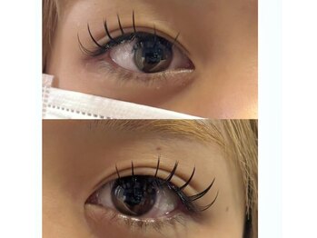 ブリリア ネイルアンドアイラッシュ(BRILLA nail&eyelash)の写真/【プライベートサロンでゆったり施術◎】一重や奥二重で自分のまつげが上がらないお悩みをお持ちの方へ♪