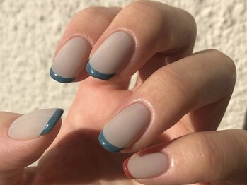 クレモアネイル 池袋西口店(CLEMORE NAIL)/ベースカラー+フレンチ