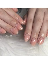 アヴァンセ(AVANCE)/ナチュラルチークネイル