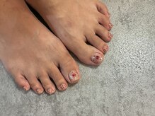 サクノネイル(SAKUNONAIL)/ハートフットネイル