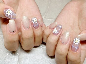 ティーネイルアンドアイラッシュ(tty)の写真/【9時半から21時まで施術可能】3回目まで同価格♪忙しい方もライフスタイルに合わせて通いやすい＊