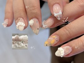 フレンチガーリーネイル♪