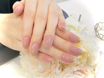 ブリエカドー(Briller Cadeau)/ラメがけネイル