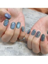 シンプリー ネイルアンドアイラッシュ 祖師谷大蔵店(Simpliee Nail&Eyelash)/【ハンド】マグネットワンカラー