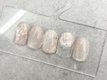 ピンク×ぷっくりニュアンス