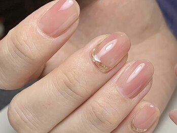 カネル 神田店(kanell)の写真/【オフィスネイルもお任せください】お仕事柄制約のある方、ナチュラルきれいめがお好みの方、大歓迎です◎