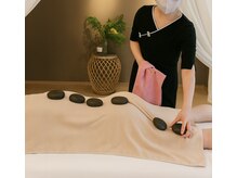 リラクゼーションサロン ロータス 市原(LOTUS)の雰囲気（玄武岩を使用したホットストーンコース。豊富な施術メニュー♪）