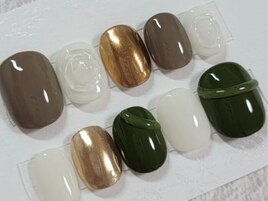 ニュアンスネイル シンプル10本